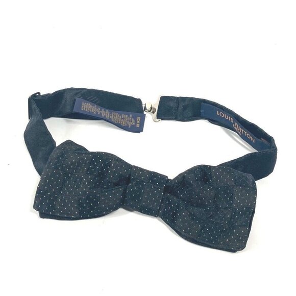LOUIS VUITTON M74722 Bowtie-Damier All Butterfly Necklace Ribbon Dot Necktie - Picture 1 of 14